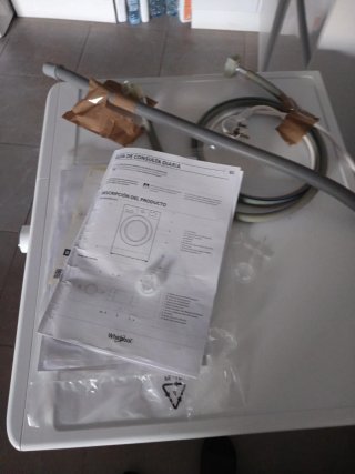 Lavadora Secadora Vapor Whirlpool 8+6 kg