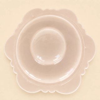 Candeeiro de mesa dourado e rosa