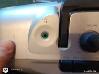 Radio Casete Philips AW7150 Plata