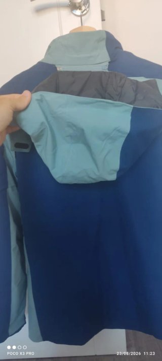 Chaqueta de esquí Spyder azul y verde