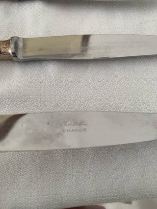 Set 4 coltelli Christofle France vintage