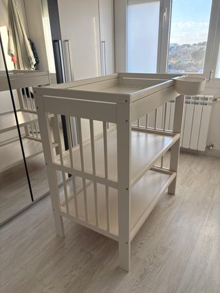 Cambiador bebé Gulliver IKEA blanco
