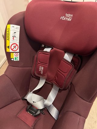 Silla coche Britax Römer granate