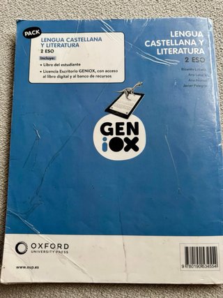 Lengua castellana y literatura 2o ESO