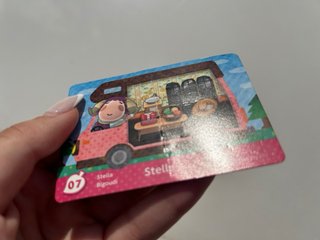 Carta Amiibo Stella #07 Animal Crossing