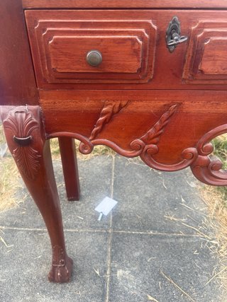 Mesa consola auxiliar de madera