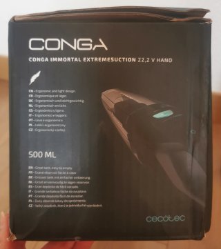 Aspiradora Cecotec Conga Immortal 22.2 V