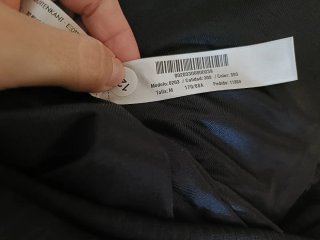 Vestido largo Uterqüe negro