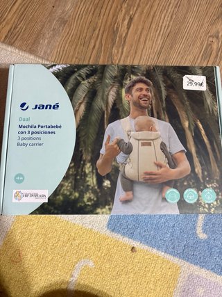 Mochila Portabebé Jané Dual 3 Posiciones