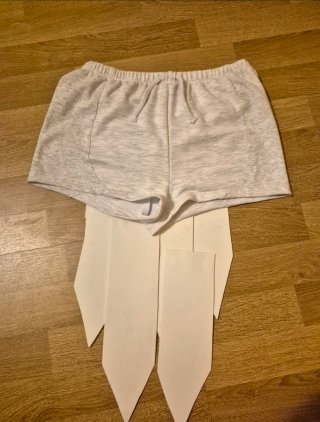 Disfraz Cigüeña Hecho a Mano Talla Única