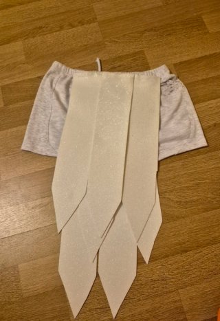 Disfraz Cigüeña Hecho a Mano Talla Única