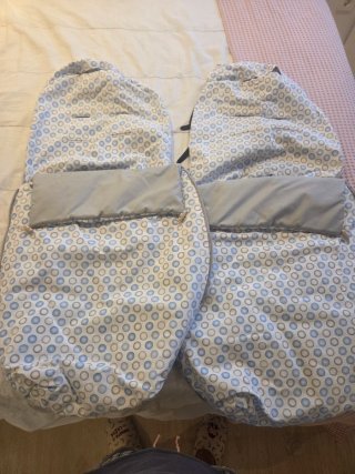 Saco para carrito de bebé gris