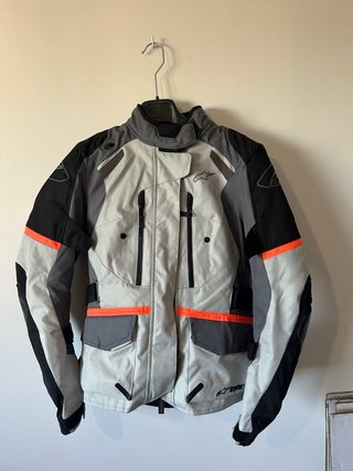 Chaqueta Moto Alpinestars Gris/Negro/Naranja