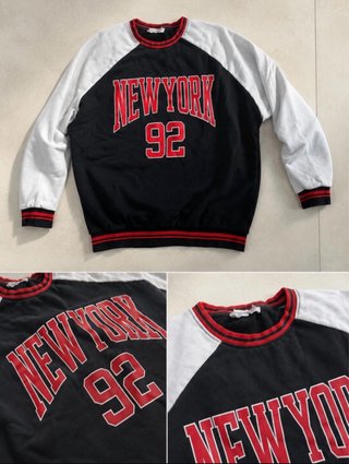 Felpa New York 92 stile college