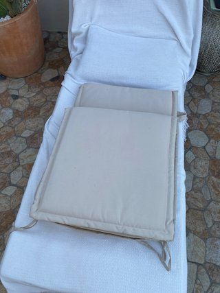 Juego 2 Colchonetas Hamaca o tumbona Piscina Beige