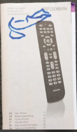 Mando a distancia universal 8 en 1 Philips