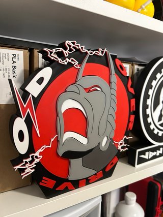 Over Drive - Logo 3D