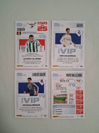 4 Cartas MEGACRACKS LIGA 2026/2027