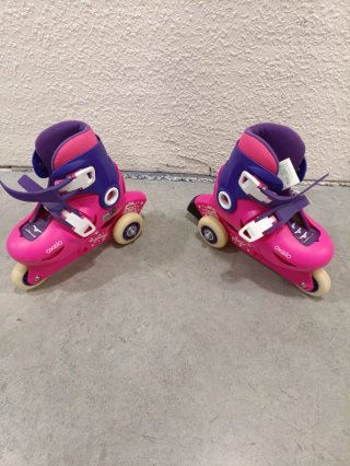 Patines Oxelo aprendizaje rosa y morado
