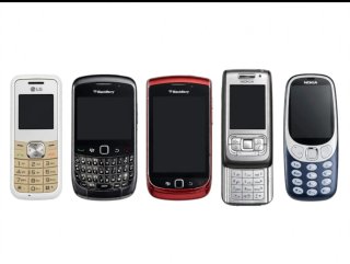 Lote 5 Móviles Retro LG, BlackBerry, Nokia Regalo