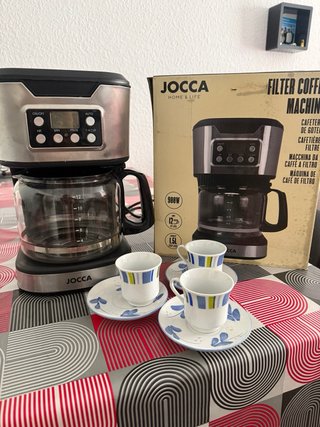 Cafetera JOCCA 900W 1.5L