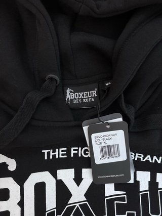 Sudadera Boxeur des Rues Negra Talla XL