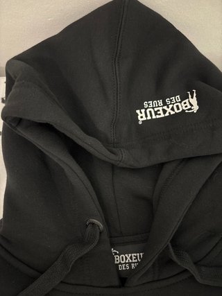 Sudadera Boxeur des Rues Negra Talla XL
