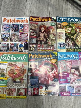 Lote 6 Revistas Patchwork y Manualidades (NUEVAS c