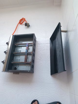Plancha de gas 3 quemadores