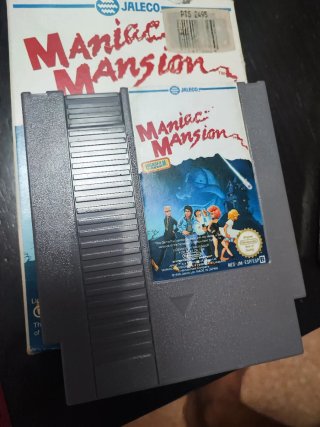 Maniac Mansion NES PAL B ESP España