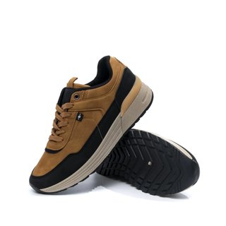 Zapatillas Casual Hombre Suela Gruesa Cordones