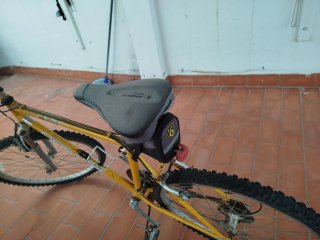 Bicicleta Amarilla Montaña