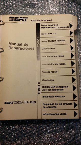 Manual de taller Seat Ibiza System Porsche