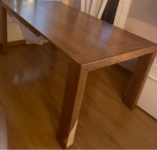Mesa de comedor de madera extensible