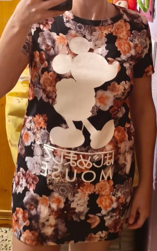Vestido Disney Bershka floral