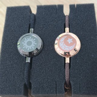 Pulseras Totwoo Sol y Luna Táctiles para parejas