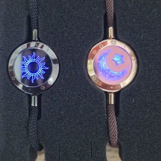 Pulseras Totwoo Sol y Luna Táctiles para parejas