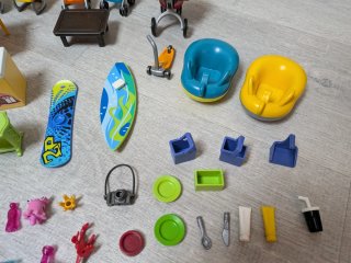 Lote variado Playmobil: Accesorios y figuras
