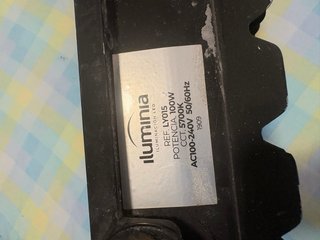 Foco LED Illuminia 100W IP65 Negro