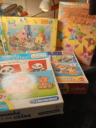 Lote 10 Puzzles Infantiles Disney y Paw Patrol