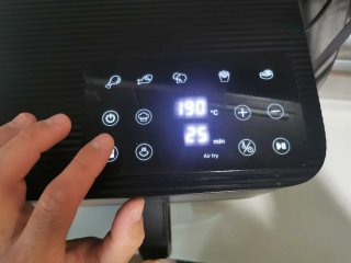 Freidora de Aire Create Crystal Negra