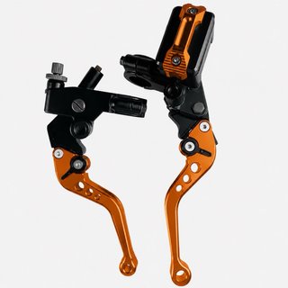Manetas Moto Ajustables Naranja