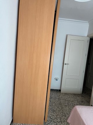Armario doble puerta corredera madera