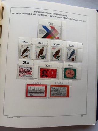 Álbum Sellos Alemania BRD 1972/83 Nuevos** 77 PAG