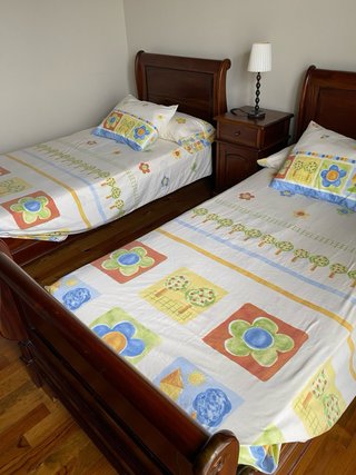 2 Letti 90 per casa in montagna, comodino in regalo