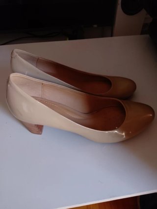 Zapatos Geox Beige Tacón