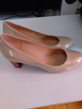 Zapatos Geox Beige Tacón