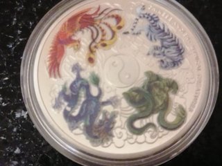 Moneda Reliquias Miticas Chinas