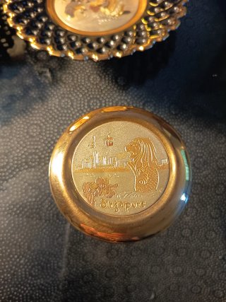 Juego Decoración Negro y Dorado japonés