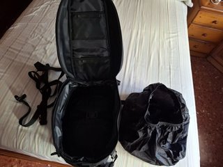 Bolsa depósito moto negra